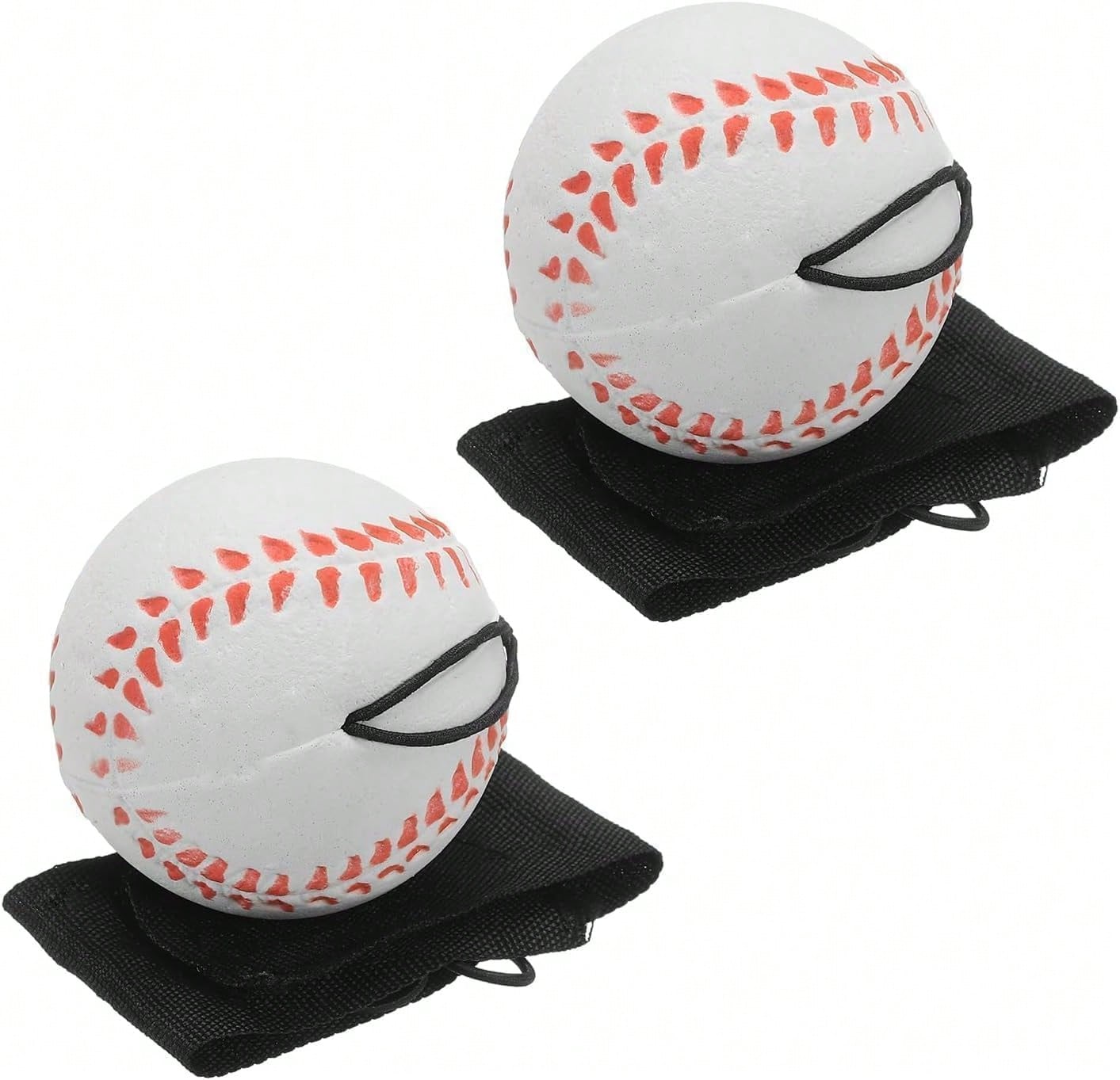 ZLmoue Sports Wrist Return Ball, Baseball With Elastic String, Exercise And Play, Sports Reaction Balls (White)